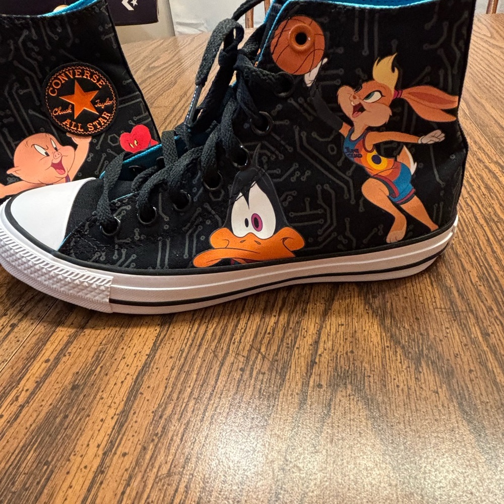 Space Jam Chuck Taylor All Star High Tune Squad men’s 6.5/womens 8.5 - Picture 7 of 10
